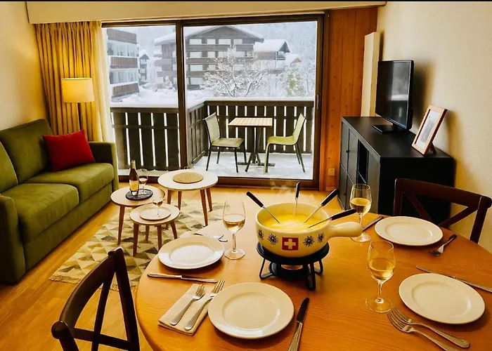 Bright Studio In The Heart Of Chamonix Apartmán